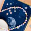 Set collar y pulsera corazones multicolor