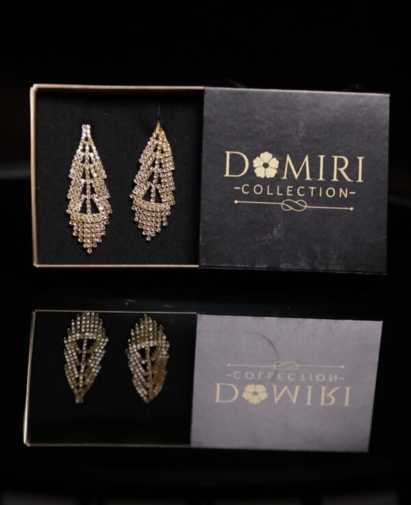 Aretes de fiesta con cristales