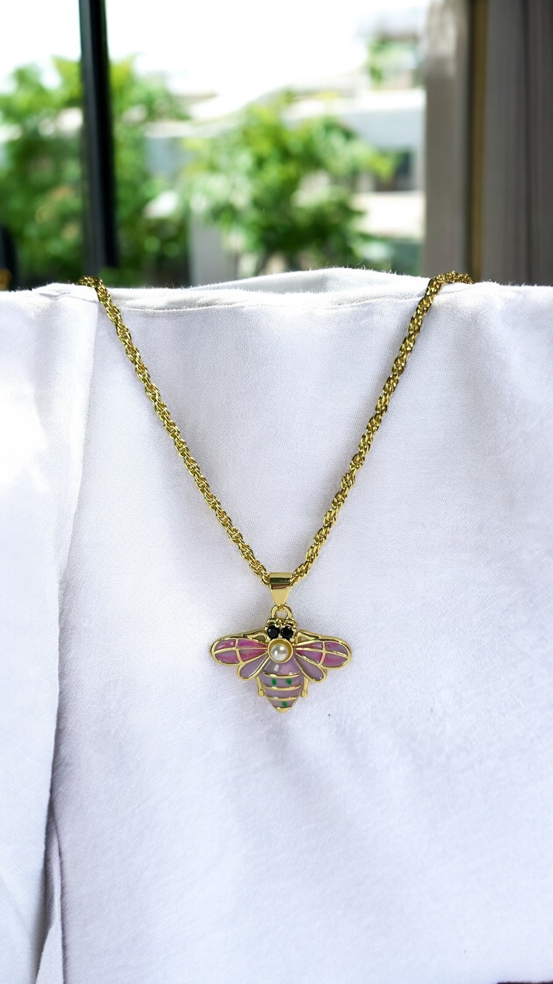 Collar naturaleza (Libélula) - Imagen 4