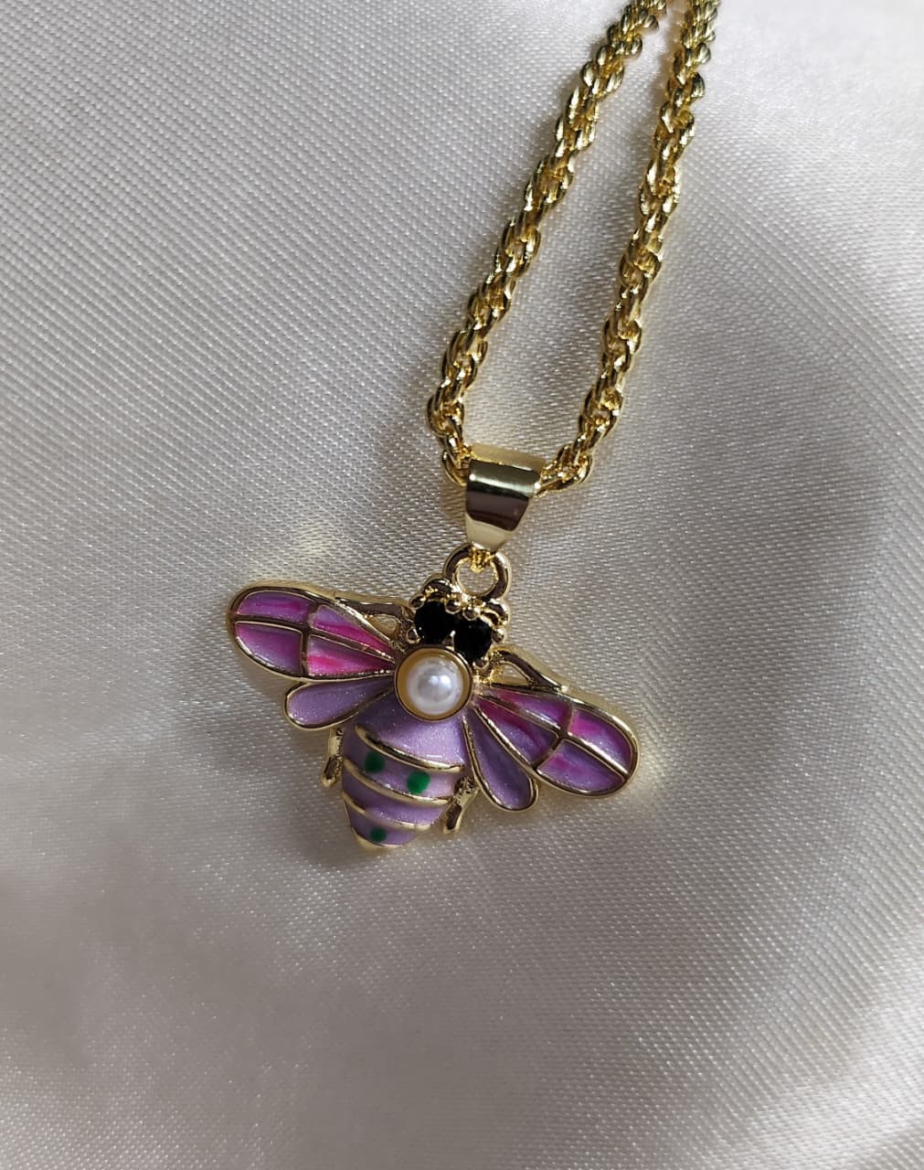 Collar naturaleza (Libélula)