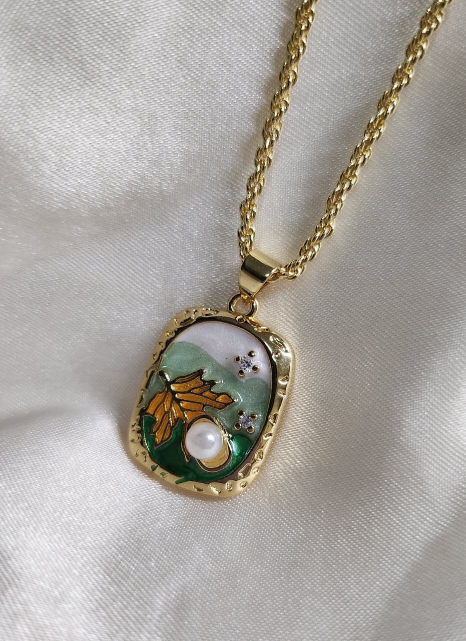 Collar naturaleza (Verde)